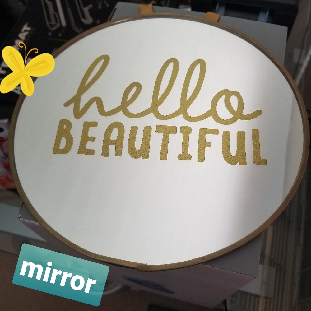 ~ Hello Beautiful ~ Mirror Decor